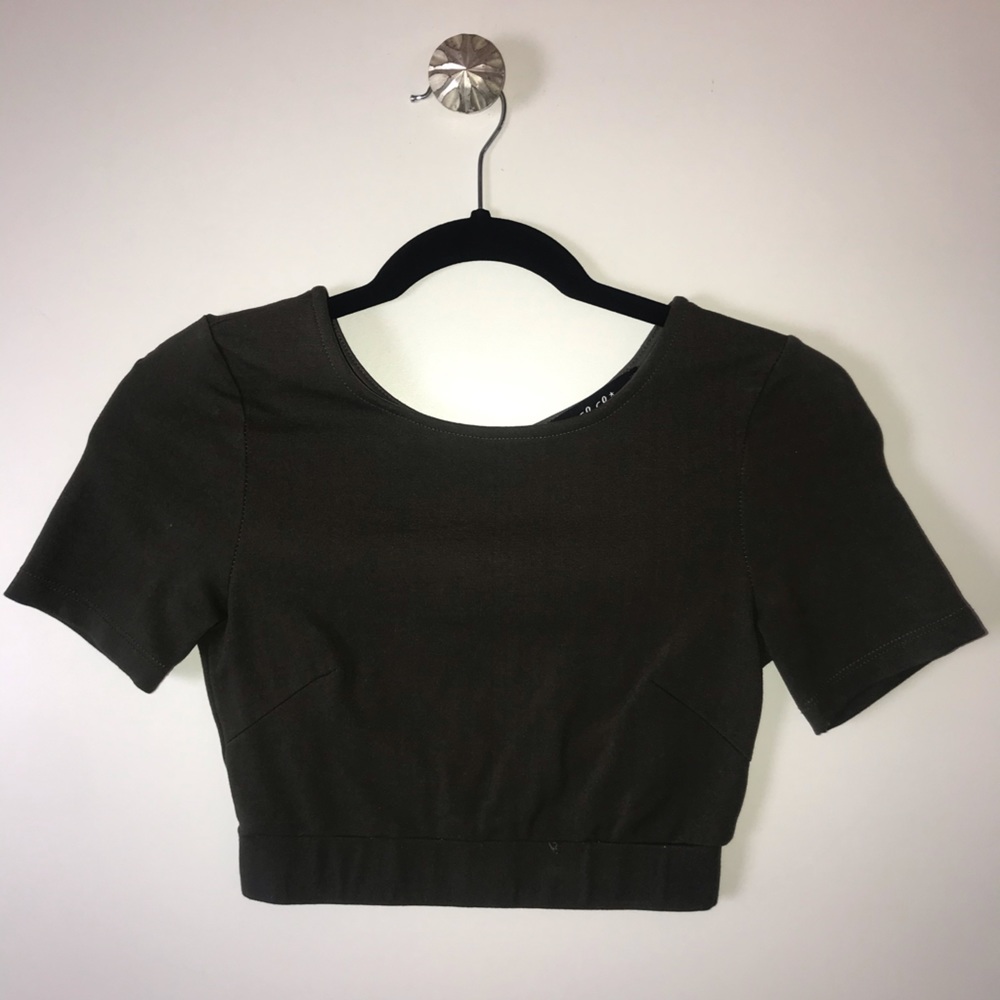 Lulu’s Olive Green Crop Top